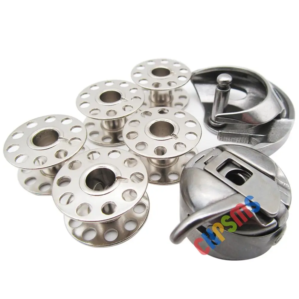 # KP-19036 бытовой телефон с крючком чехол-бобина + 5 шпульков подходит для Singer Elna Kenmore
