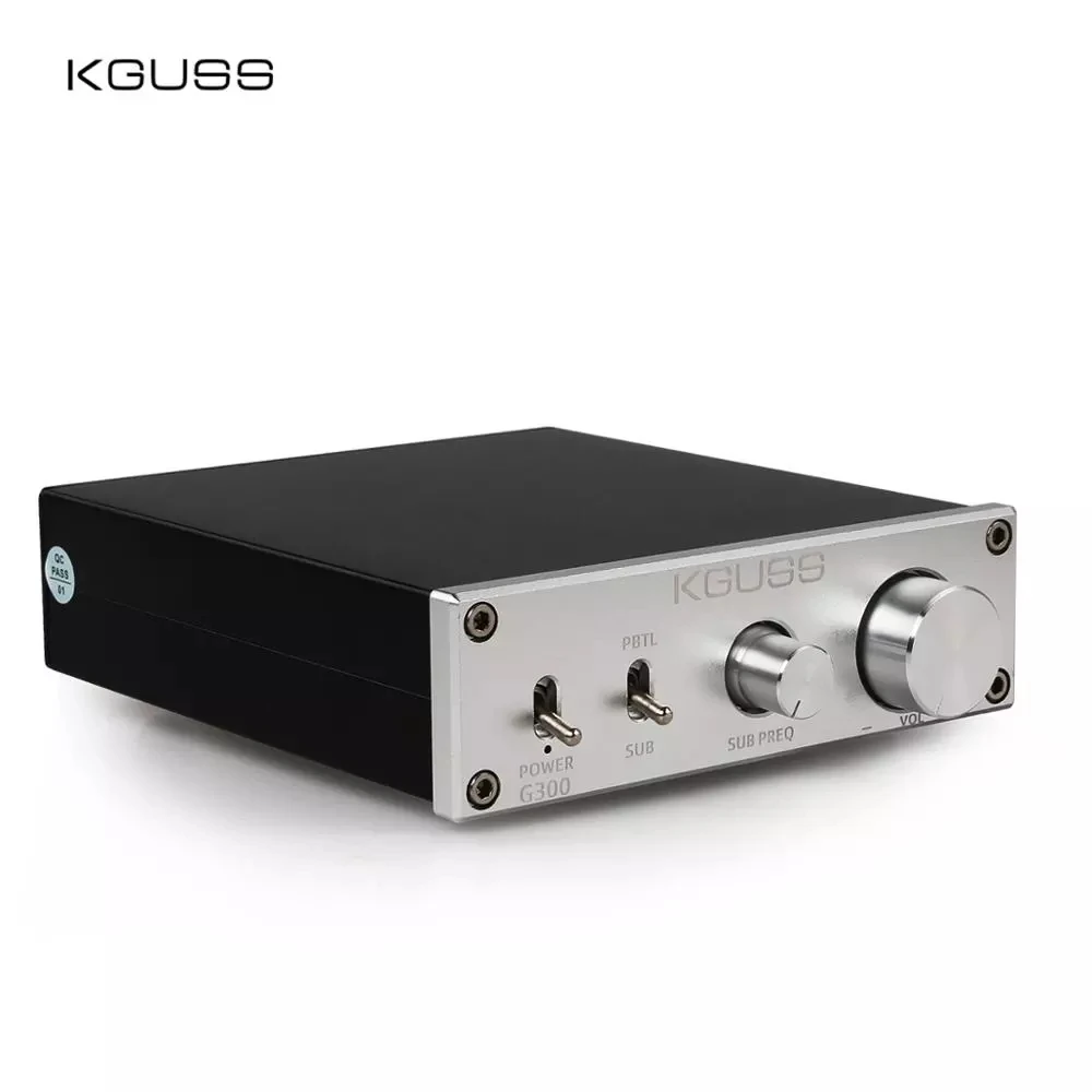 Аудиоусилитель KGUSS G300 HIFI класса D с сабвуфером 300 Вт регулировка басов и высоких