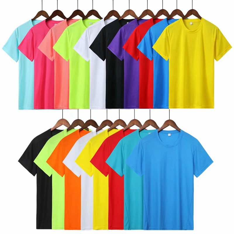 Мужская женская Детская футболка для бега быстросохнущая дышащая фитнеса