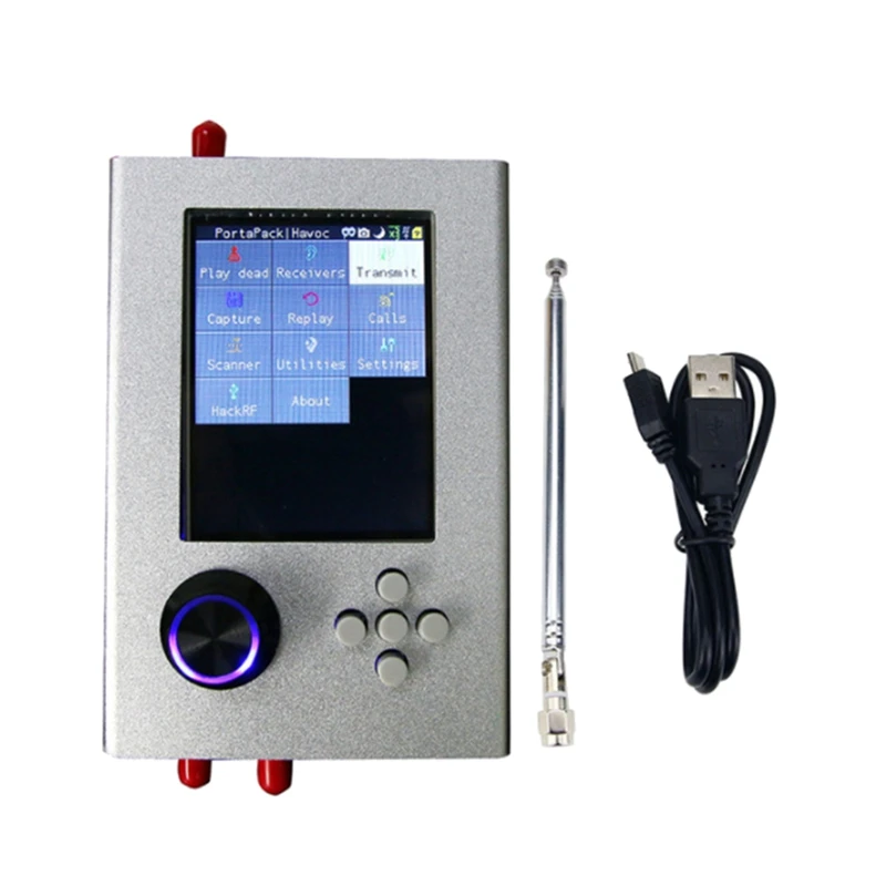 

For HackRF One + Portapack H2 SDR Radio Receiver 1MHz-6GHz 0.5Ppm TXCO with Battery