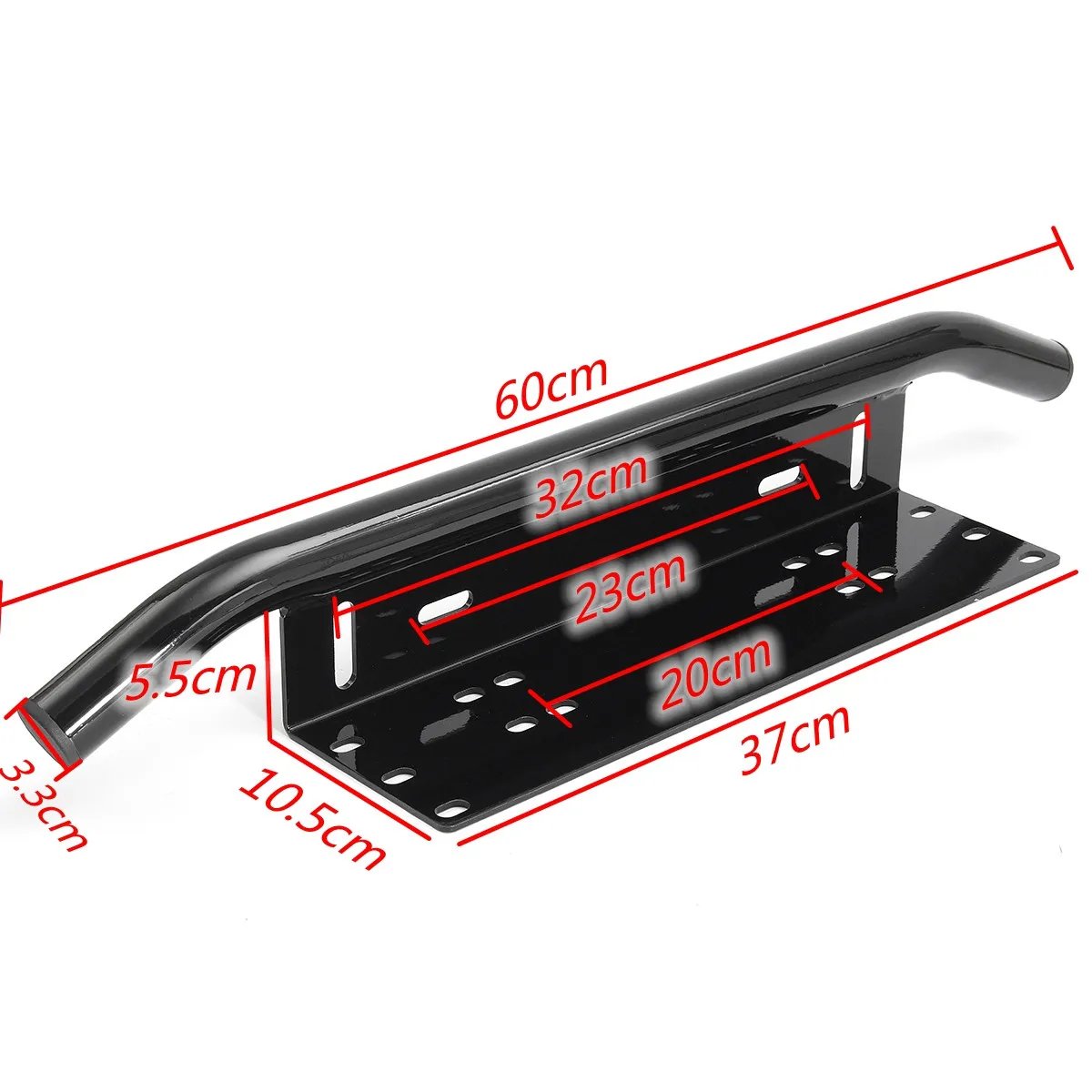 New Universal Car Front Bumper License Plate Mount Bracket Off Road Light Bull Bar Holder For Jeep SUV Truck | Автомобили и