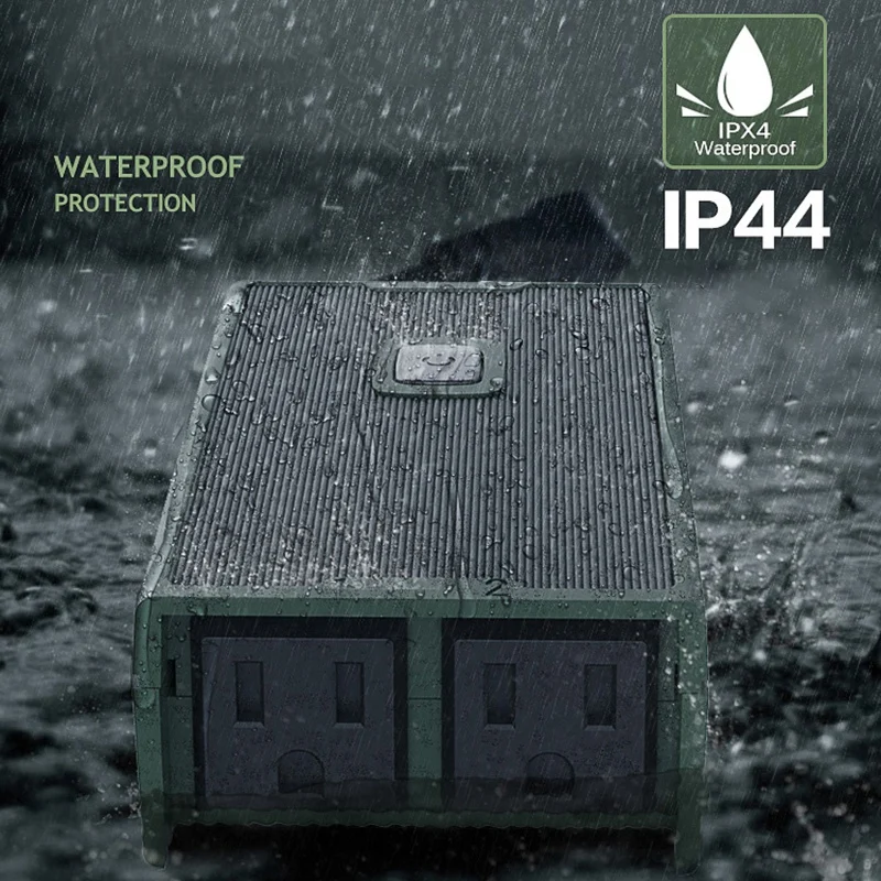 

Smart Outdoor Waterproof Socket American Standard Wifi Smart Socket Alexa Voice Control One in Two Out US Plug