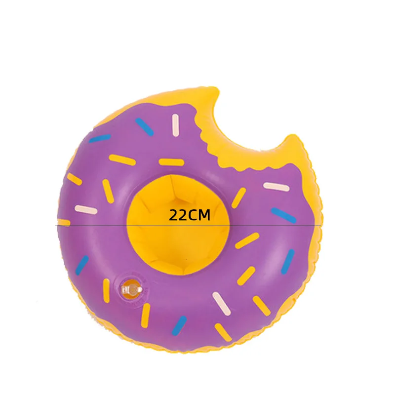 Аквапарк надувной поплавок напиток чашки плавать Пончик держатель бассейн