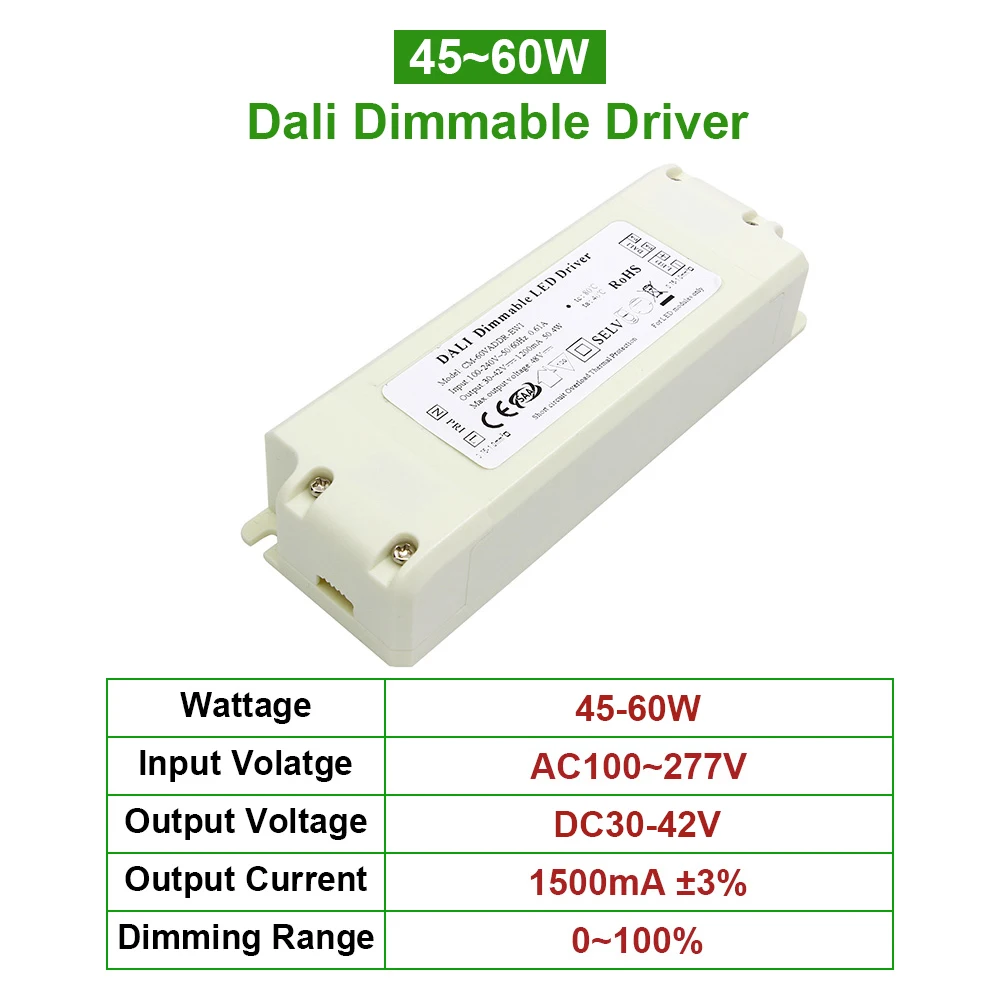 Цифровой интерфейс освещения затемнения светодиодные полосы мощностью 45 Вт до 60