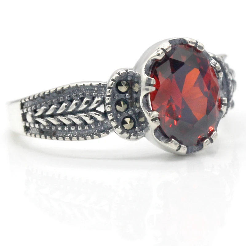 Кольцо женское из серебра 2019 пробы в турецком стиле ретро | Украшения и