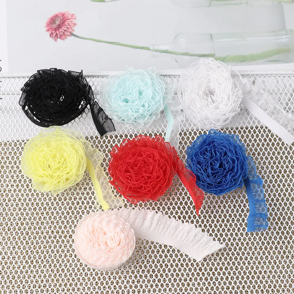 Эластичная кружевная лента Материал DIY игрушка кукла сшить одежду воротник