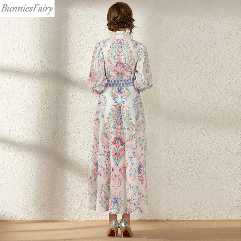 BunniesFairy 2020 весеннее женское элегантное богемное Королевское винтажное ретро