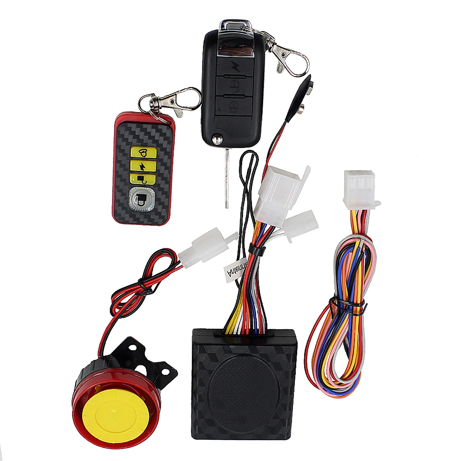 

Universal One-way Motorcycle Anti-theft Alarm Anti-cutting Line Alarm Anti-shear Lock One-way Anti-theft Device 9V Battery
