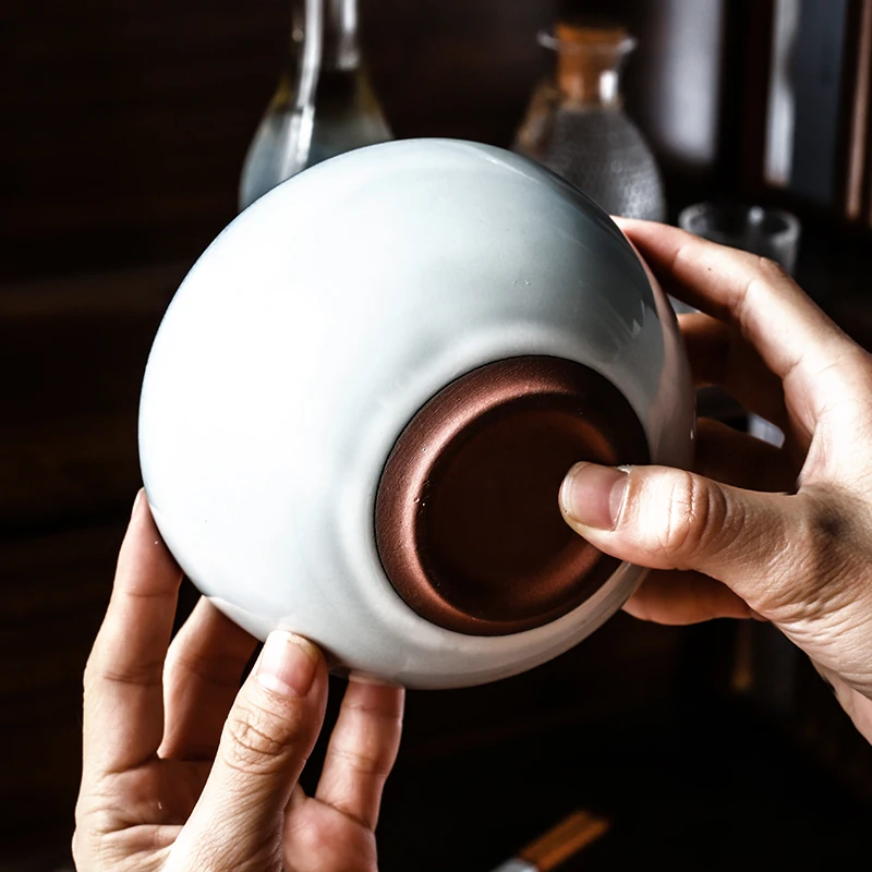 

Ceramic salad bowl Rice noodles tool tableware soup bowl Restaurant kitchen enamel bowl noodle bowl enamel bowl noodle bowl set