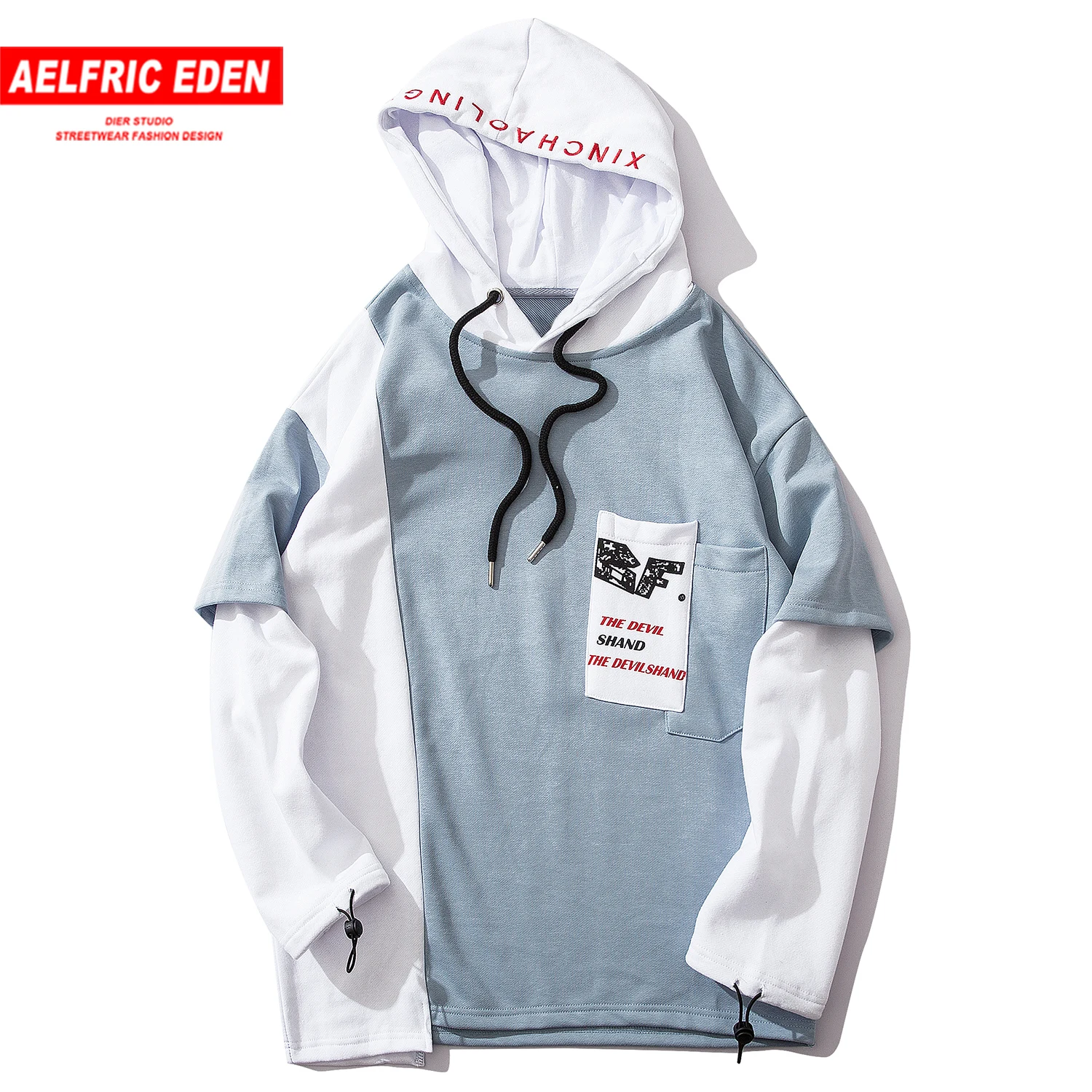 Aelfric Eden пуловер с буквенным принтом в стиле пэчворк уличная одежда мужские