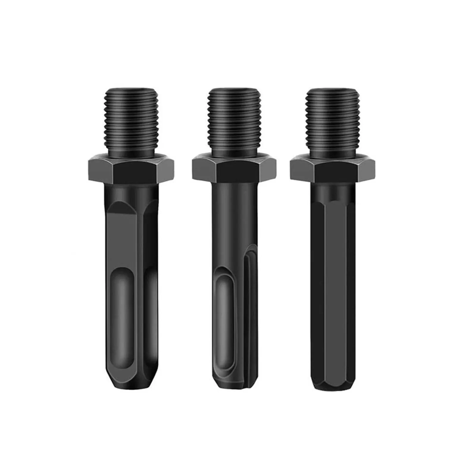 

3pcs Firewood Log Splitter Drill Bits, Removable Wood Splitter Drill Bits, Hex Square Round Hanle Drill Screw Cone Driver