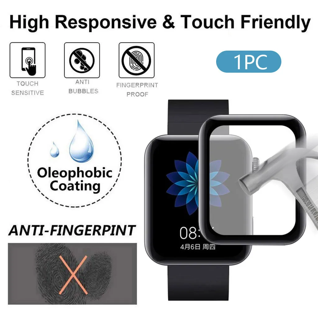 1 шт прозрачная ультра пленка закаленное ПЭТ экран протектор для AMAZFIT Bip Смарт