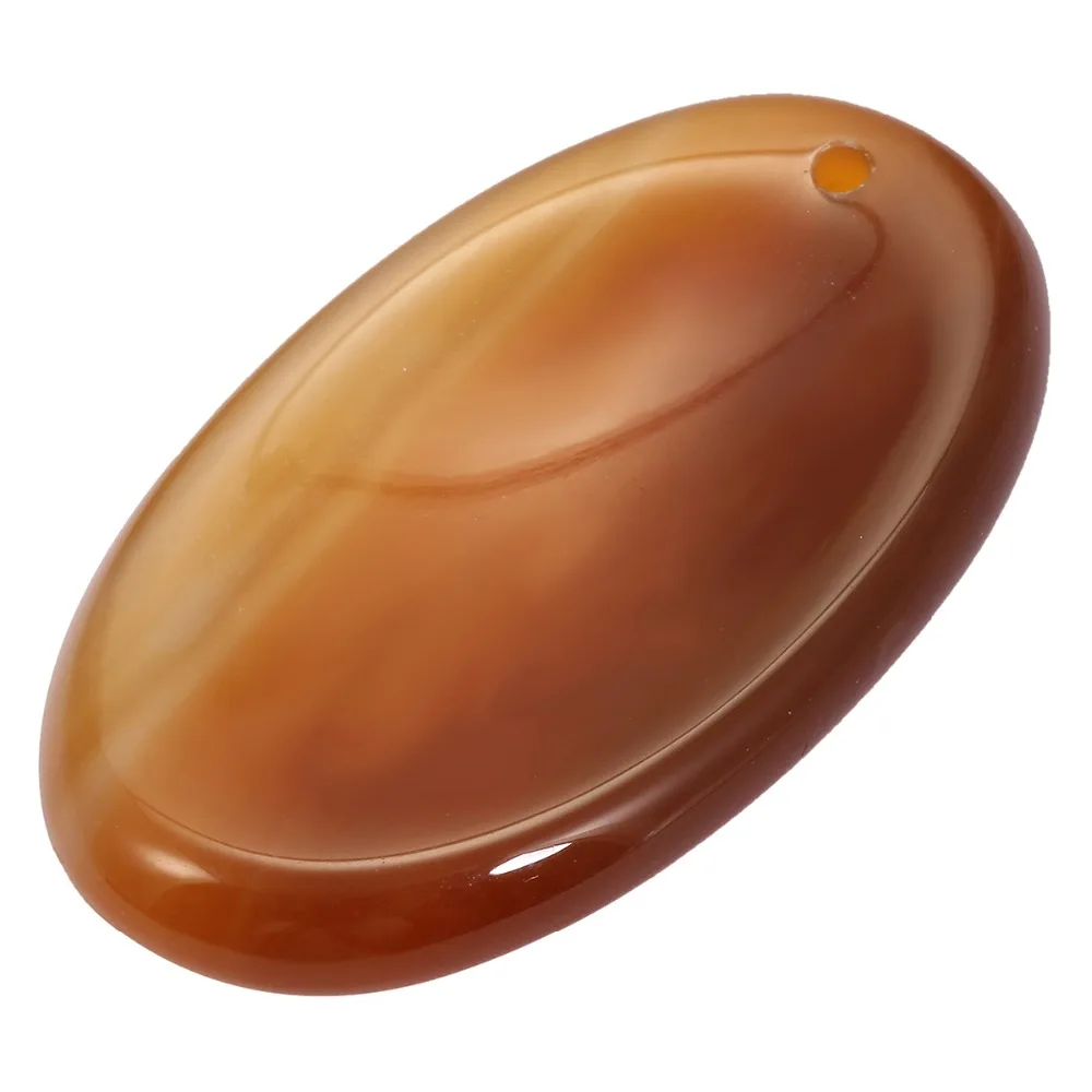 

SUNYIK 1Lot (5pcs) Oval Onyx Thumb Stone Worry Stone, Top Drilled Palm Stone Pendant, Healing Chakra Reiki