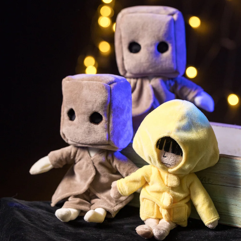 

30cm Little Nightmares Plush Toy Adventure Game Cartoon Cute Stuffed Dolls Kawaii Gift Toys for Girls Kids Fans Collection