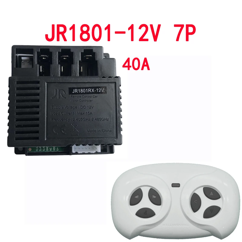 40A JR1801RX-12V High Power Upgrade Bluetooth Children Electric Car Remote Control Reveiver Ride on Car Replacement Parts enlarge