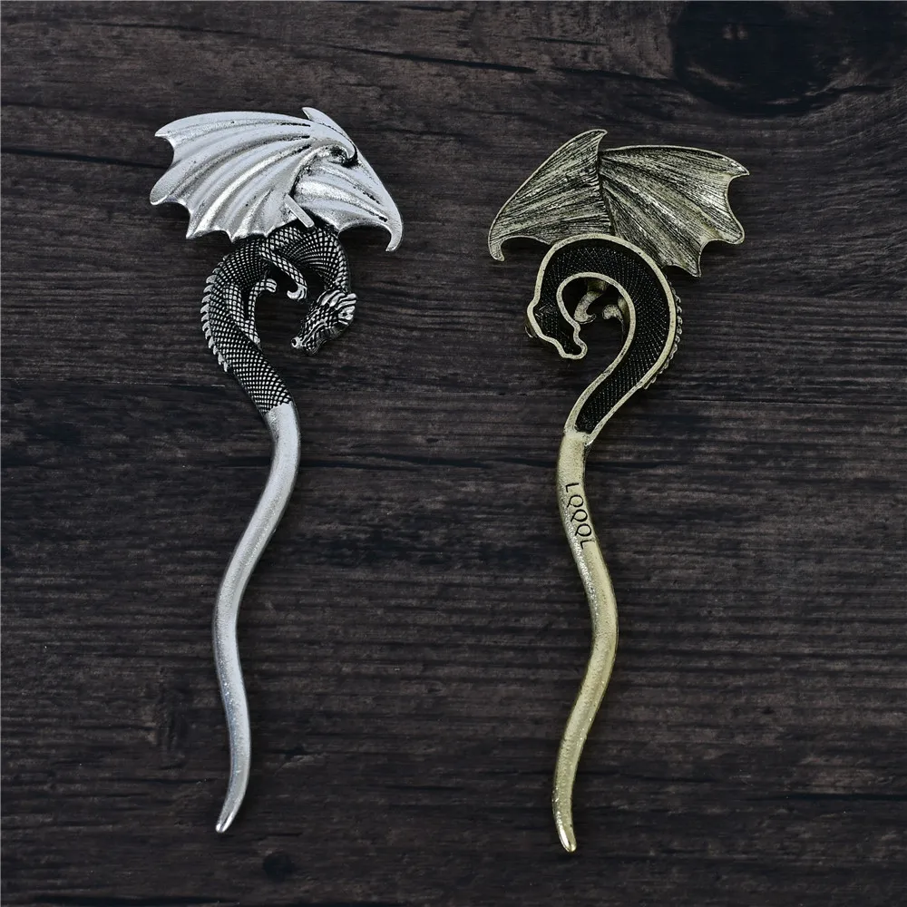 

viking Dragon Hair Sticks Norse Dragon Hairpin Hair Barrette Hair Accessories Amulet Jewelry For Women