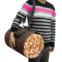 supersized canvas firewood wood carrier bag log camping outdoor camping holder carry storage bag 95 2x47 0 cm wooden canvas bag