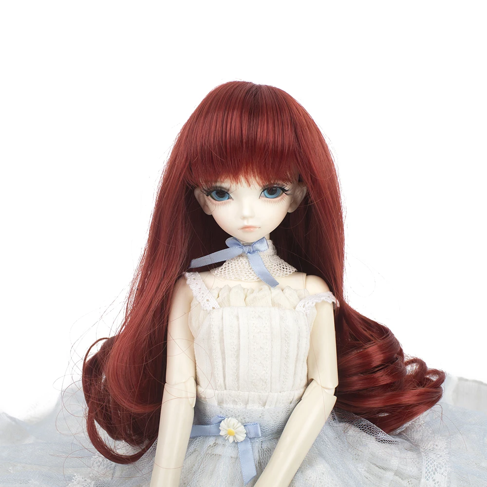 Термостойкие искусственные волосы для кукол аксессуары красивые светлые блонд