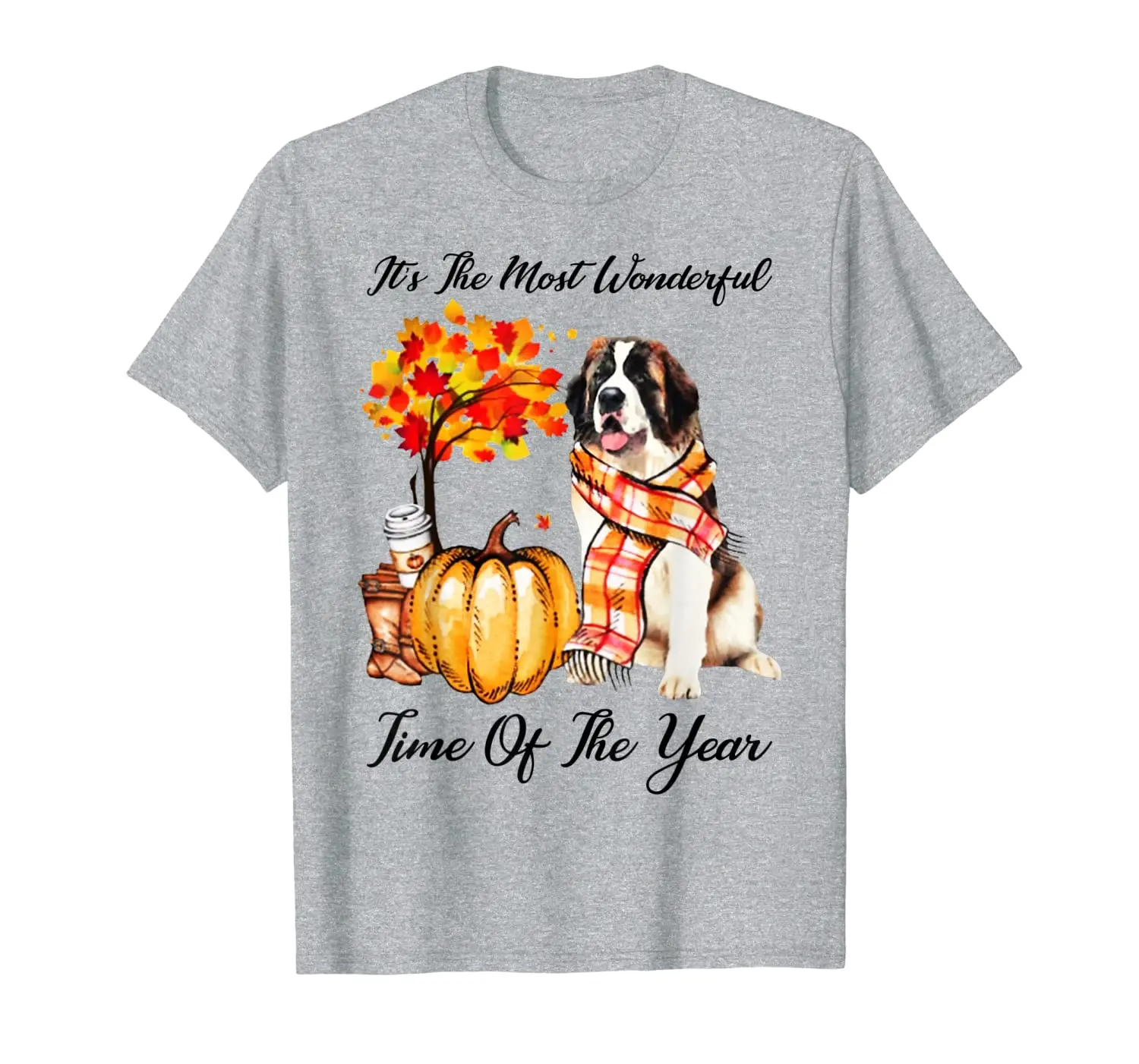 

It's The Most Wonderful Time of The Year Saint Bernard T-Shirt