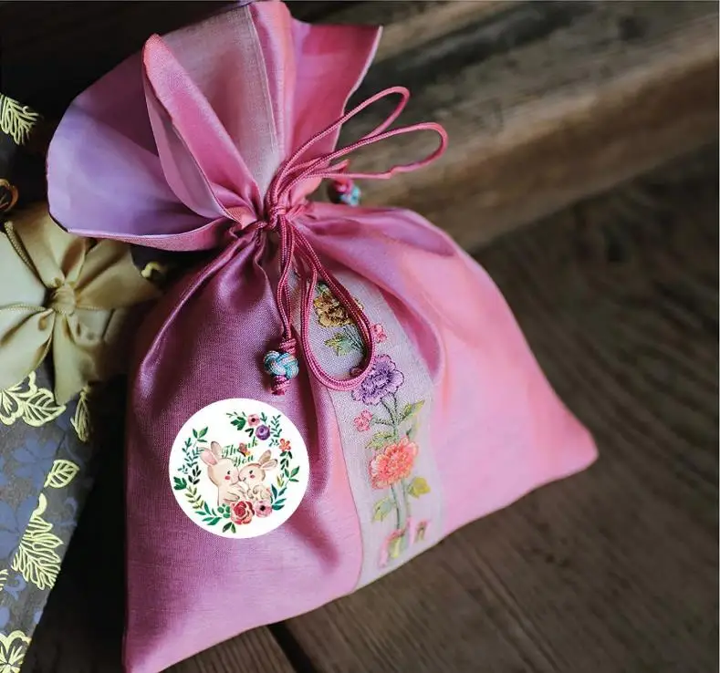 

500Pcs/roll Kids Toys Cute Cats Thank You Stickers Office Stationery Decorative Labels Baking Packaging Sealing Stickers