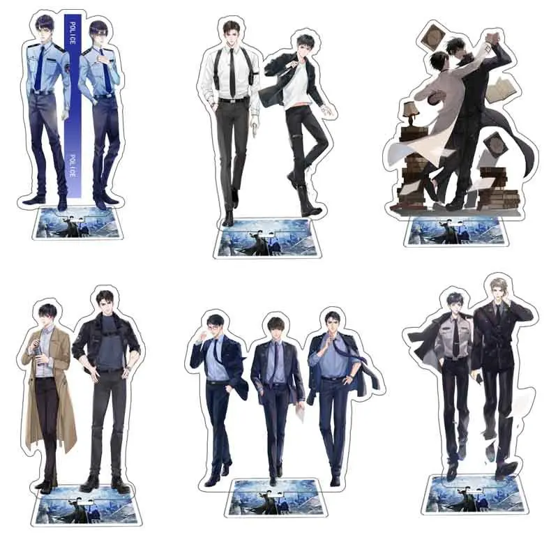 

Man Arcylic Keychain (Chinese Criminal Investigation Reasoning Novel ) Model Acrylic Stand Model Action Figure Toy Gifts 15CM