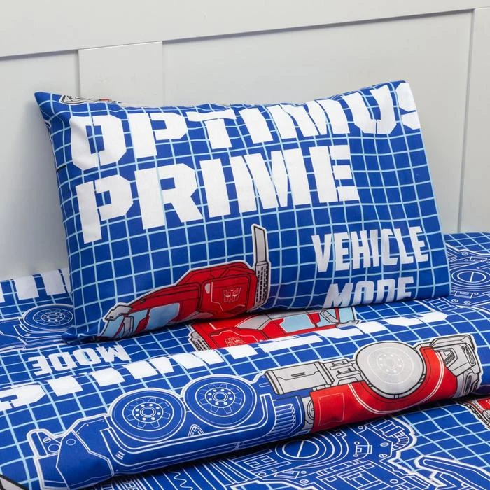Постельное бельё Hasbro 1 5 сп Neon Series &quotOptimus Prime" Transformers 143*215 см 150*214 50*70 -1 шт | Дом и