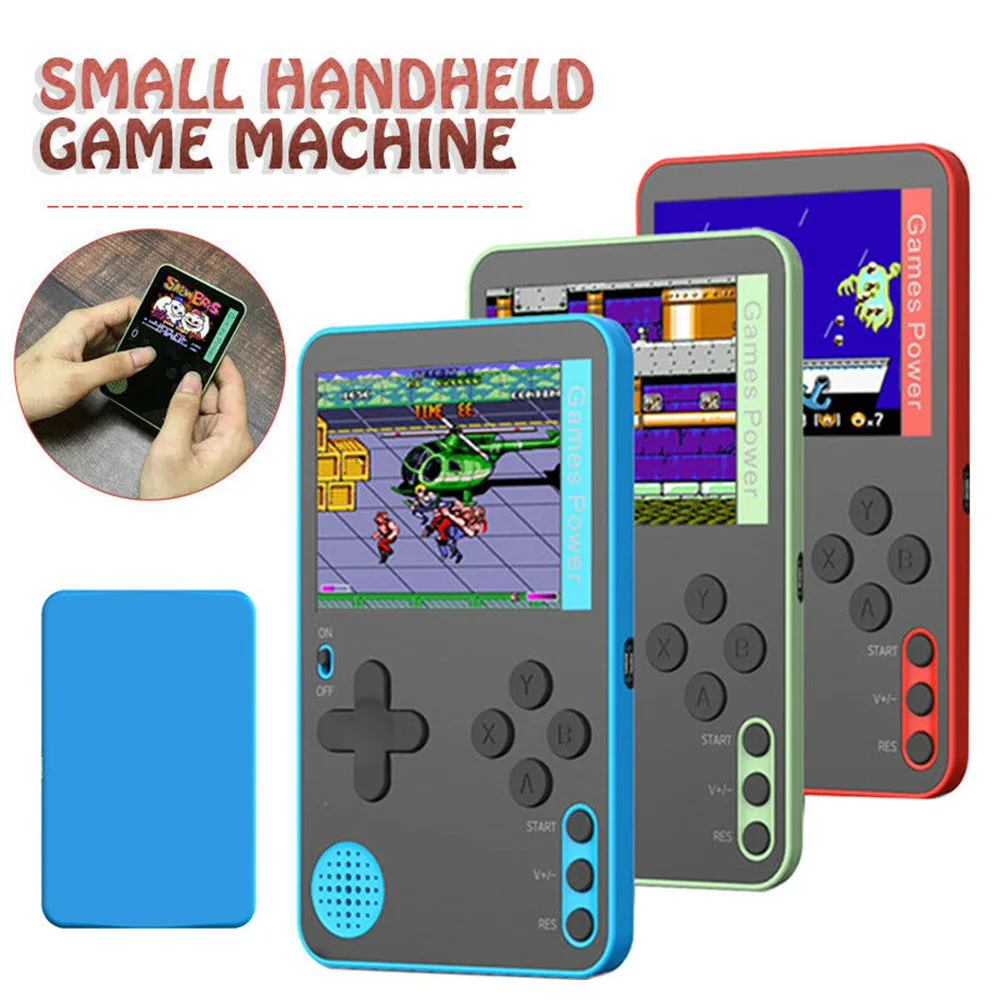 

Portable Mini Retro Handheld Video Game Console 8-Bit 2.4 Inches Color LCD Color Game Player Built-in 500 Games For Kids Gifts