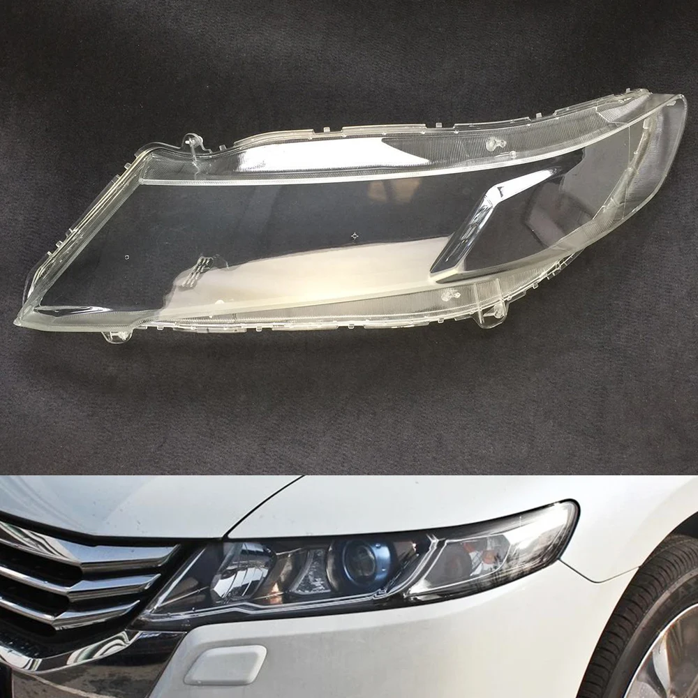 Driver Side Для Honda Odyssey RB3 2009 2010 2011 2012 2013 объектив фары автомобиля крышка Замена прозрачные линзы Авто оболочка Крышка - Цвет: Driver Side