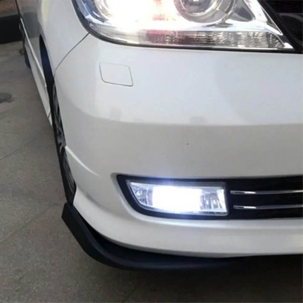 2Pcs Universal Car Front Bumper Splitter Lip Spoiler Diffuser Guard Cover Trim Auto Scratch Protector Parts | Автомобили и