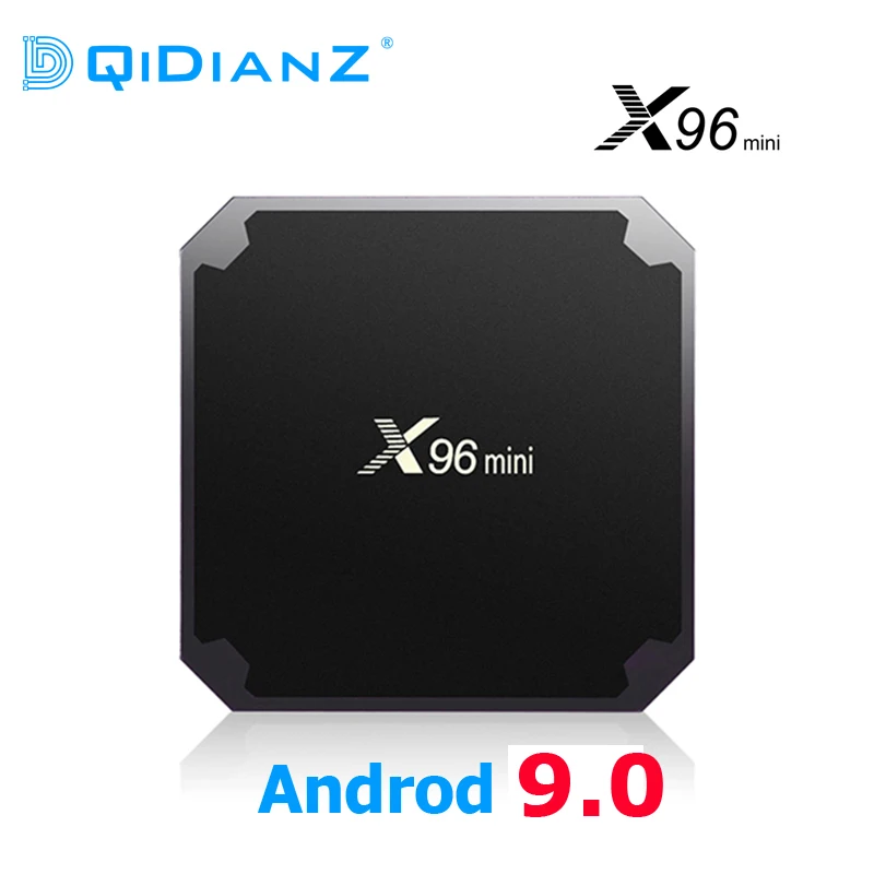 DQiDianZ новейший Android 9,0 X96mini Smart tv BOX Amlogic S905W четырехъядерный WiFi 2,4 ГГц X96 мини медиа-приставка