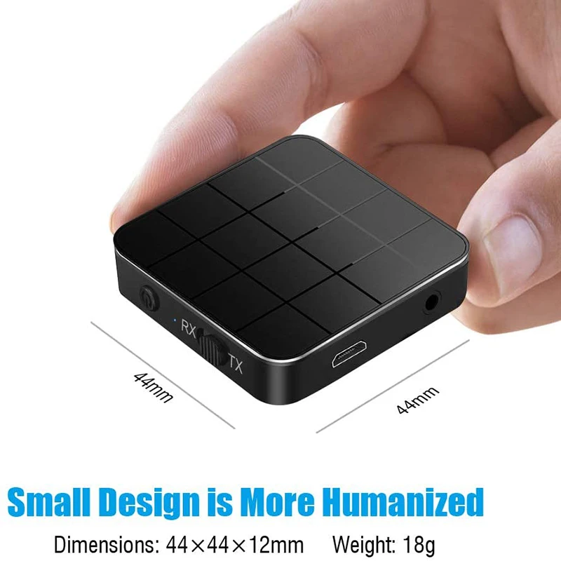 Bluetooth 5.0 Transmitter Receiver 2 in 1 Low Latency o Wireless Adapter Dongle for Home TV PC Tablet Speaker Car | Электроника