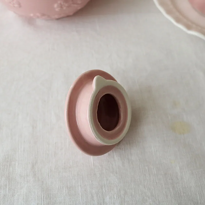 Керамический розовый тисненый женский стиль Чайный сервиз/один горшок один день чайный горшок/чашка для чая