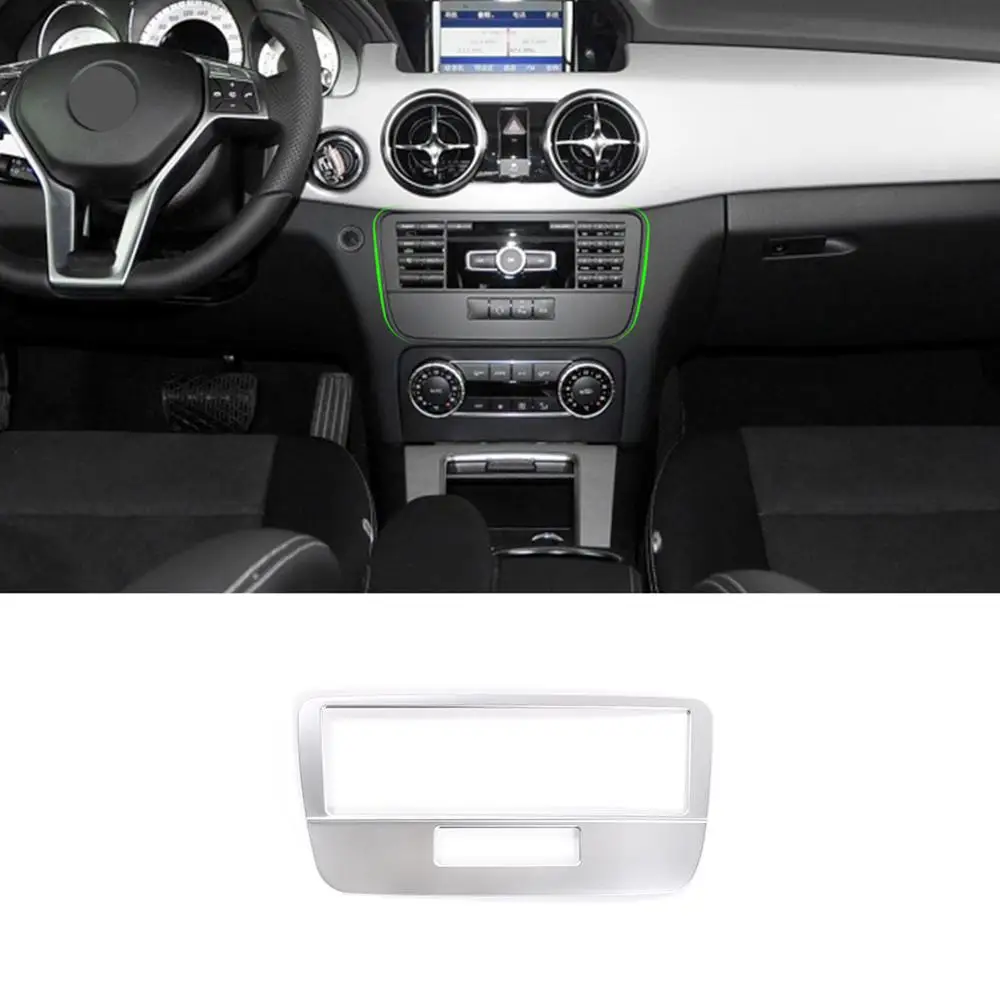 

Chrome for Mercedes Benz GLK Class 2013-2015 Car Voice Box Multimedia Switch Panel Sticker Trim Accessories