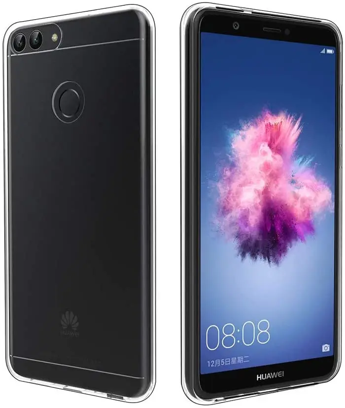 Чехол для Huawei P Smart тонкий силиконовый защитный мягкий прозрачный чехол из ТПУ FIG