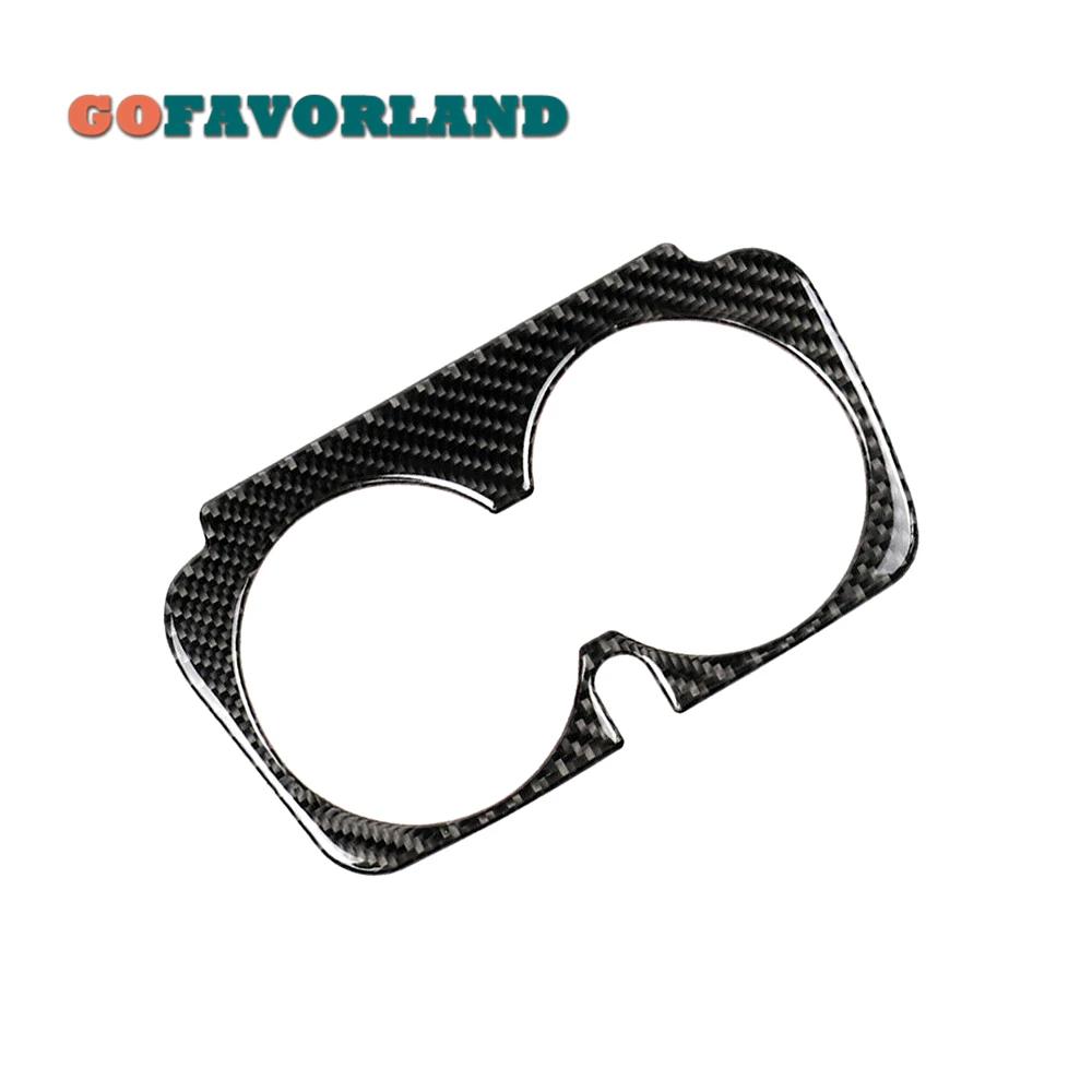 

Carbon Fiber Water Cup Holder Cover Trim For Mercedes-Benz C Class W205 C180 C200 C300 GLC260