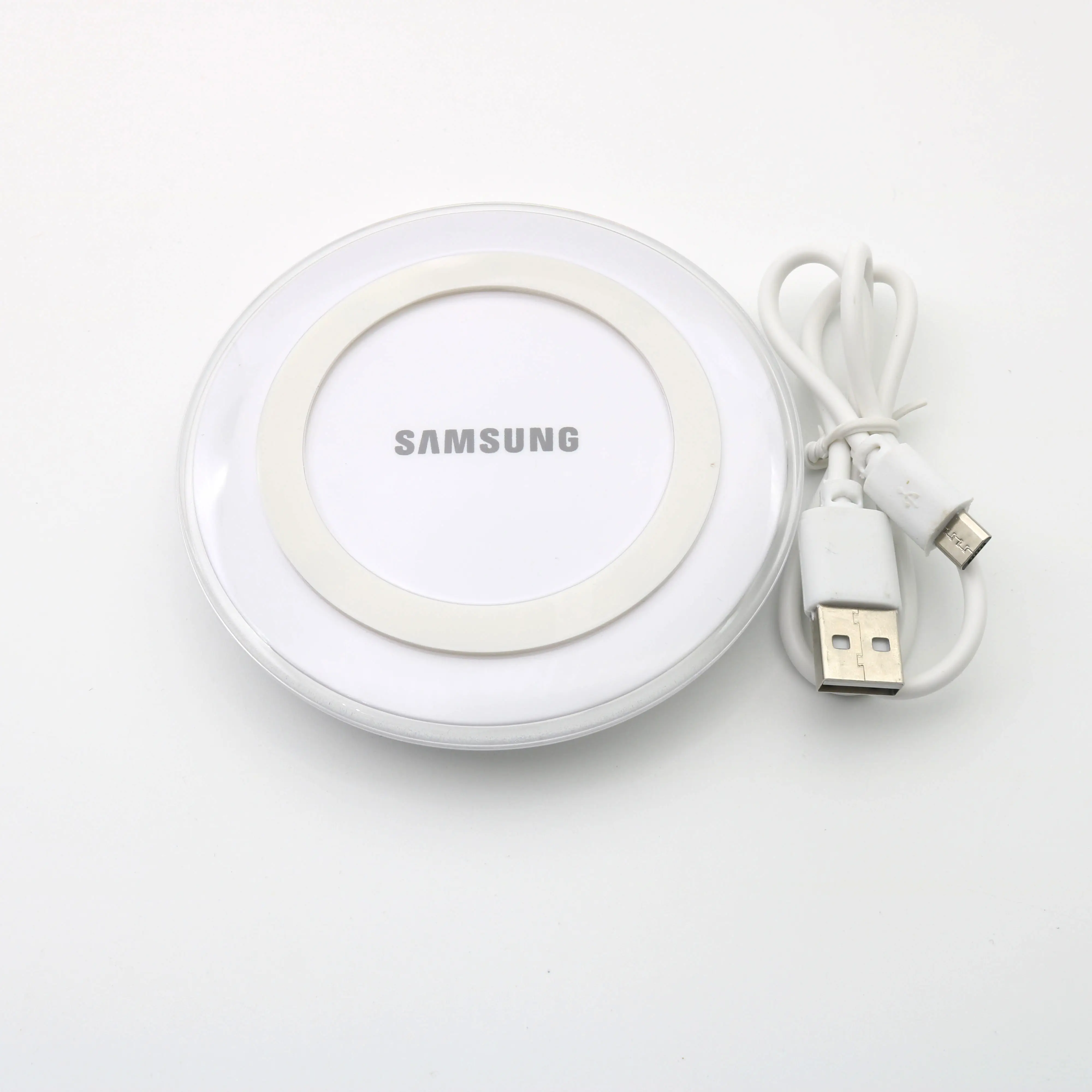 Беспроводное зарядное устройство 5V/2A QI с кабелем micro USB для Samsung Galaxy S7 S6 EDGE S8 S9 S10 Plus