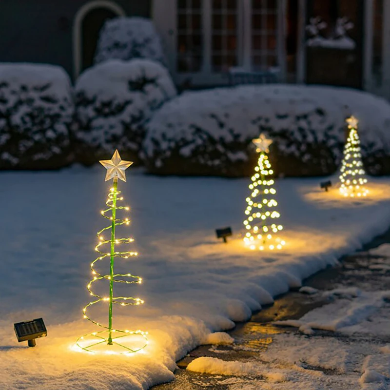 Светильник на рождественскую елку Светодиодная лента солнечной батарее