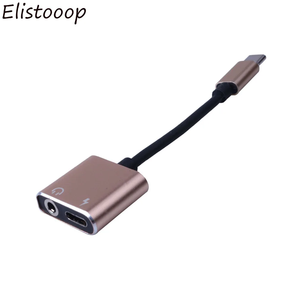 Аудиокабель USB C 2 в 1 для разъема Type 3 5 мм адаптер наушников приемник