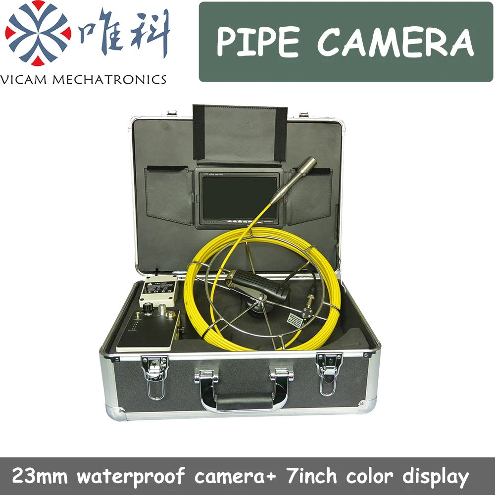 Vicam дешевая и простая камера обнаружения трубы 23 мм Водонепроницаемая для