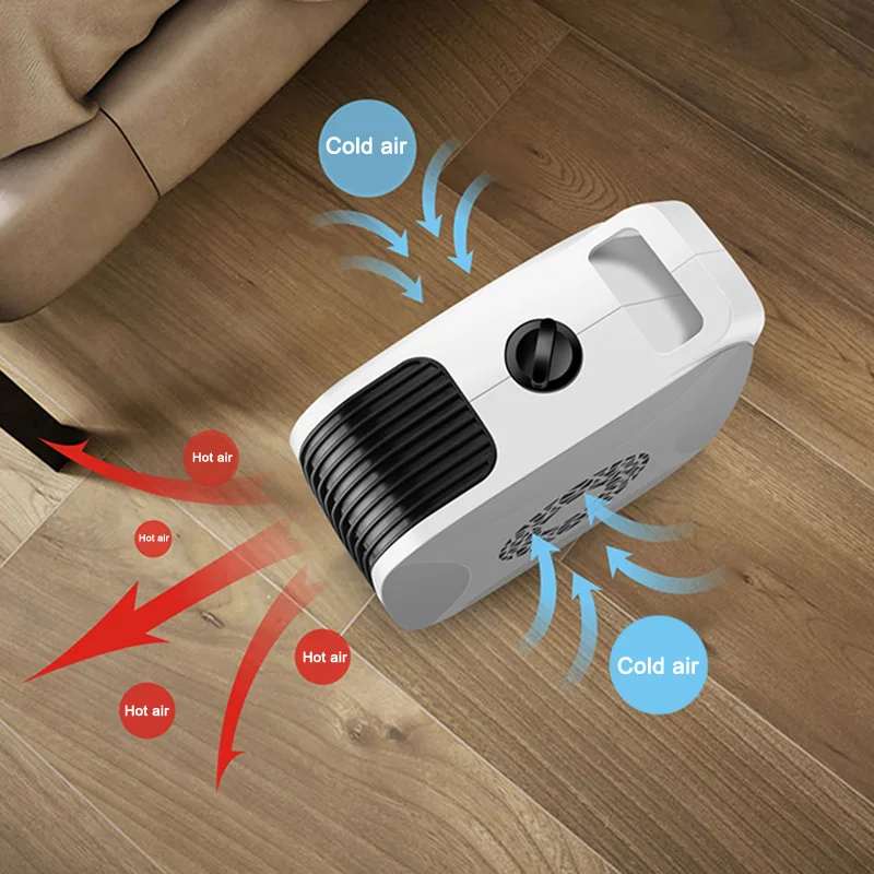 Удобный компактный обогреватель подключаемый мини портативный для офиса дома и