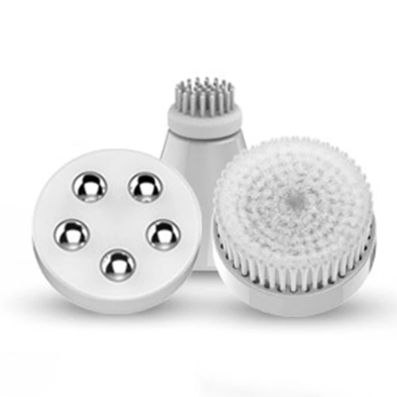 

Hot!! 4 in 1 Electric Women 100% Safe Wash Facial Cleansing Brush IPX6 USB Female Electric Face Cleaning Apparatus