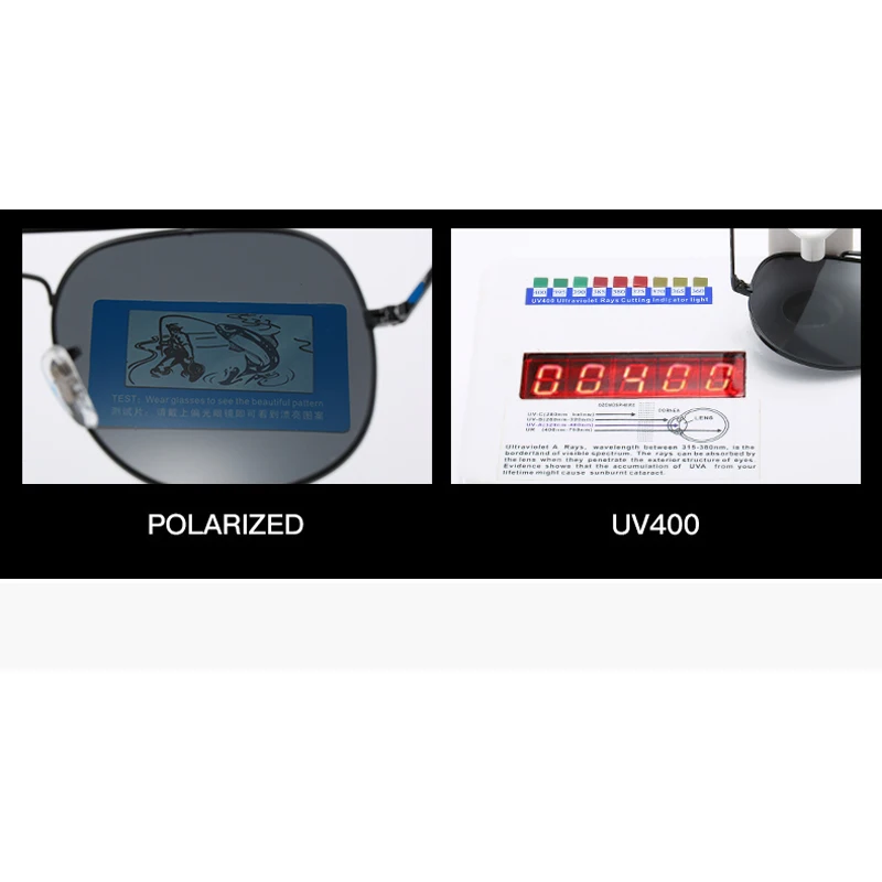 Солнцезащитные очки Polaroid унисекс квадратные винтажные брендовые дизайнерские