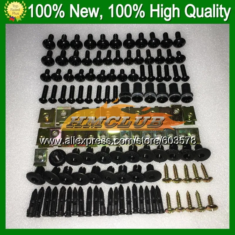 

Fairing bolts full screw kit For KAWASAKI NINJA ZX6R 94 95 96 97 ZX-6R 6 R ZX 6R 1994 1995 1996 1997 CL28 Nuts bolt screws Nut