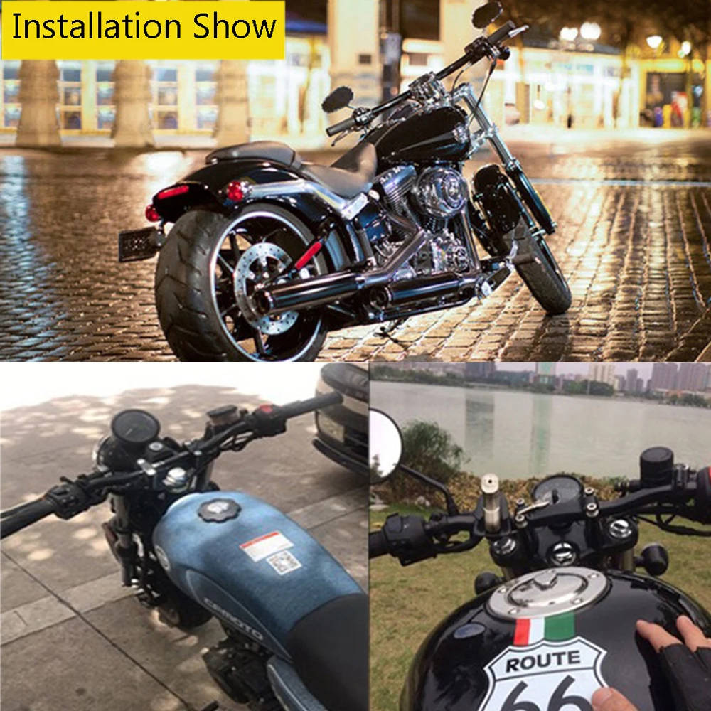 Ретро Мотоцикл Универсальный руль металлический 7/8 &quot22 мм ручка бар Fatbar для