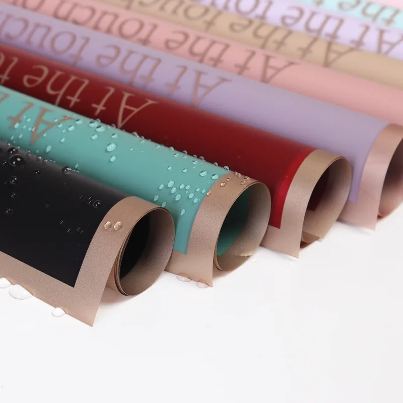 5 шт. золотые буквы цветы Упаковочная бумага DIY ремесла свадебный букет