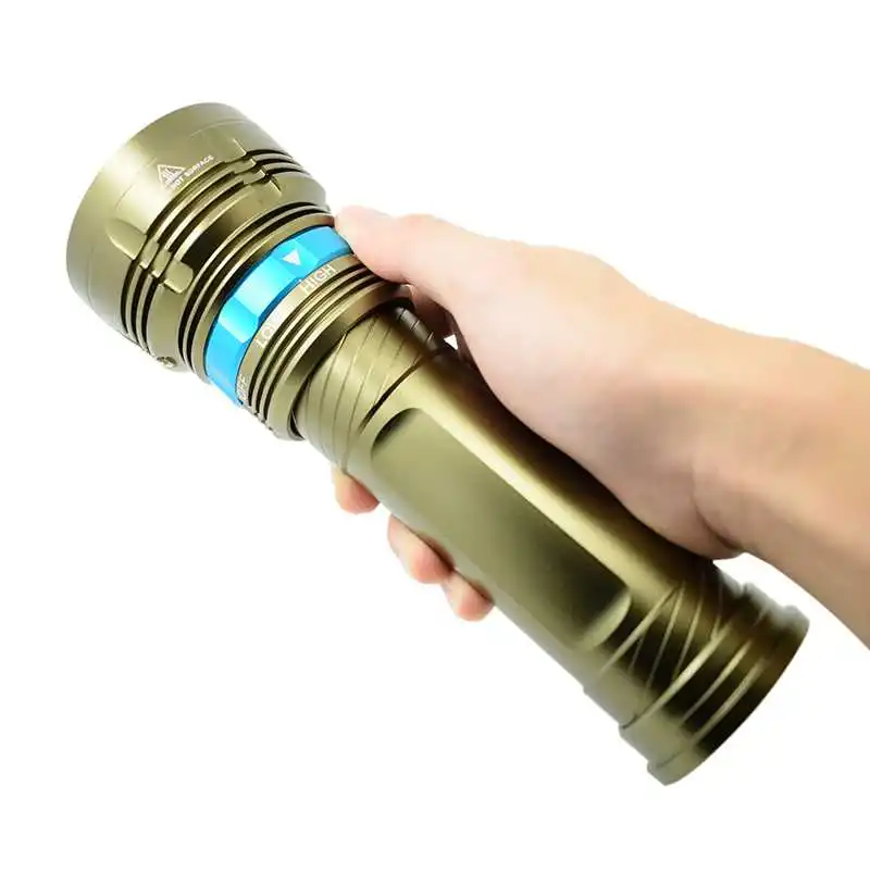 Online Linterna LED De Buceo Potente XM-L2, Ultrabrillante, 3 Modos, Resistente Al Agua, Linterna De Buceo, Antorcha De Convoy, Camping, Senderismo, Táctica