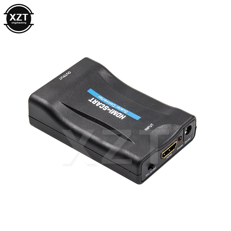 Высококлассный преобразователь 1080P HDMI на SCART Видео Аудио AV сигнальный адаптер HD