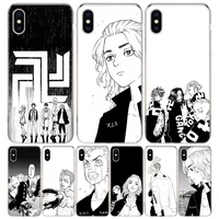 tokyo revengers anime silicon call phone case for apple iphone 11 13 pro max 12 mini 7 plus 6 x xr xs 8 6s se 5s cover coque