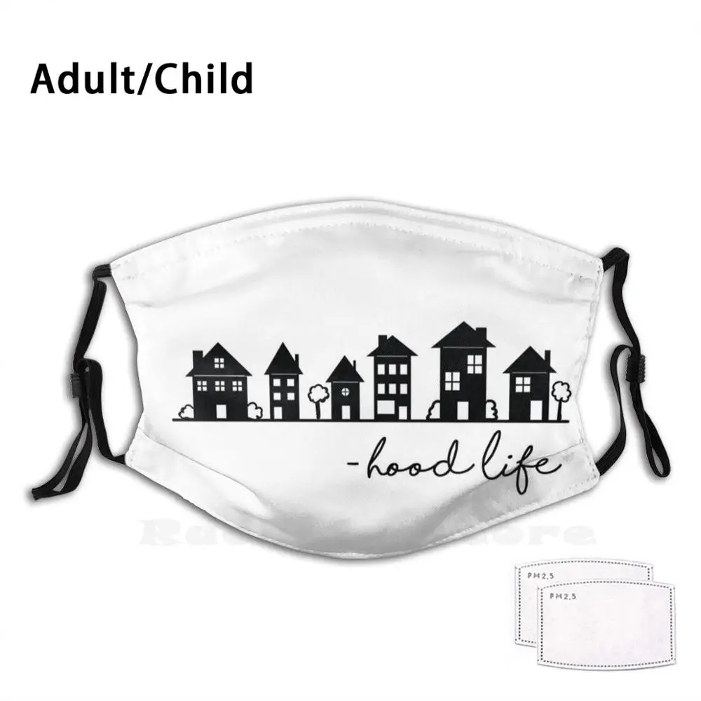 Капюшон жизни для взрослых и детей против пыли фильтр Diy маска капюшон жизнь