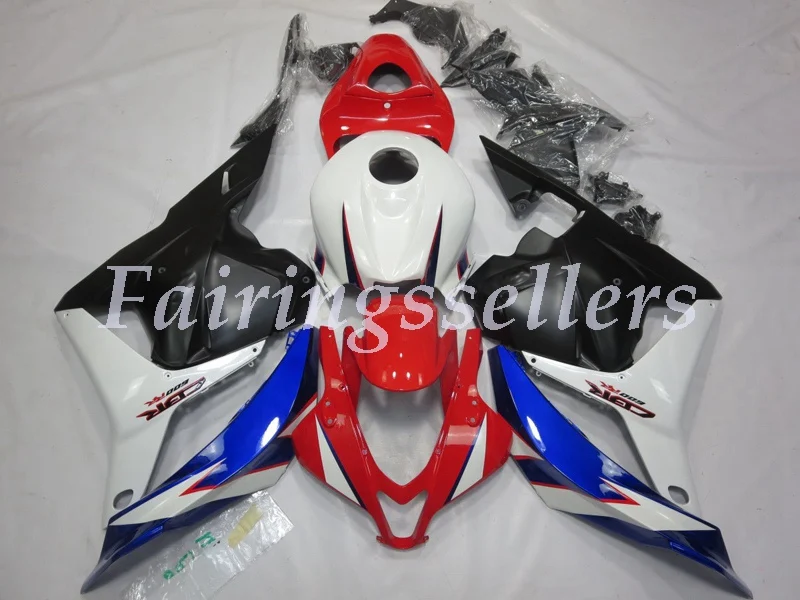Новый ABS Полный комплект обтекателей 100% подходит для Honda CBR600RR F5 2009 2010 2011 2012 красный
